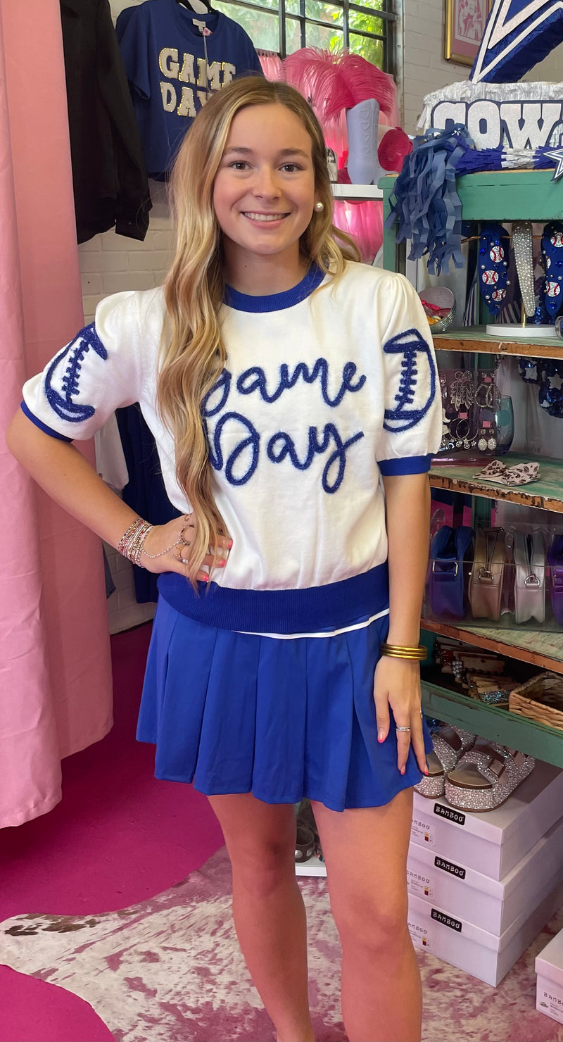 Game Day Script Sweater