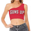 Texas Tech Guns Up One Shoulder Top: One Size