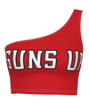 Texas Tech Guns Up One Shoulder Top: One Size