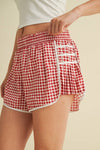 Red Gingham Shorts