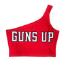 Texas Tech Guns Up One Shoulder Top: One Size