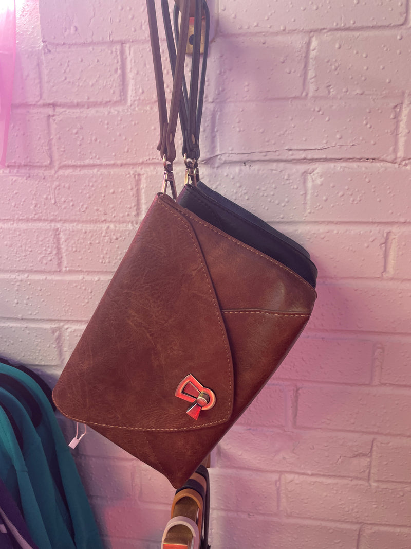 Large Leather Wristlet