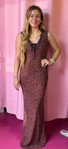 Cheetah Mesh Dress