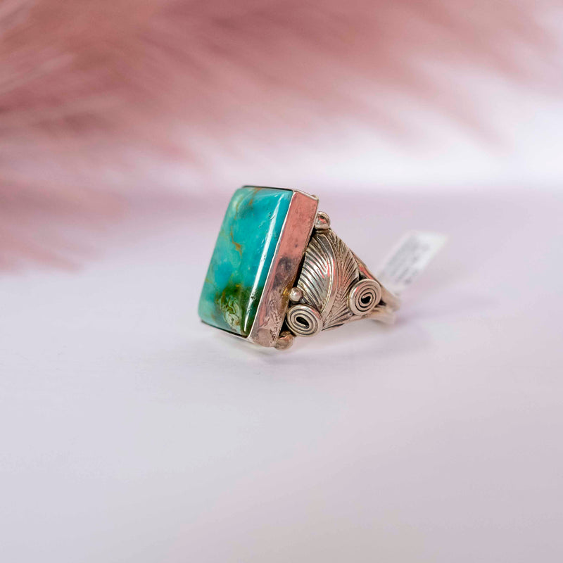 Kingman turquoise ring