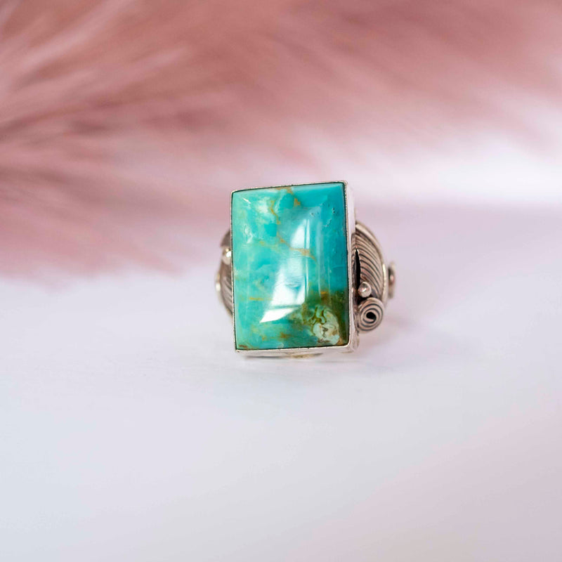 Kingman turquoise ring