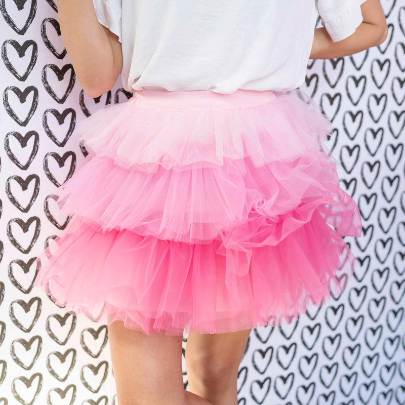 Pink Tulle Skirt