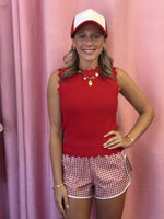 Red Gingham Shorts