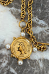 Pearl coin Necklace