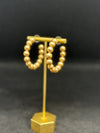 Gold Ball Hoops