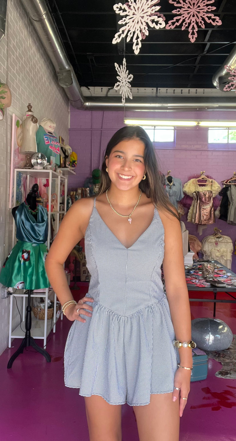 Gingham romper