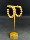 Gold Ball Hoops