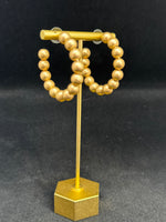 Gold Ball Hoops