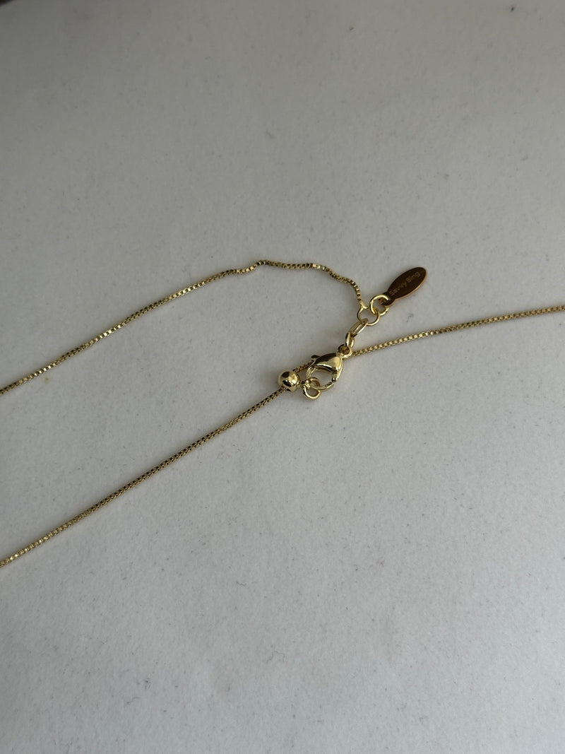 Charm letter necklace