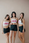 Texas Tech Bandeau Top