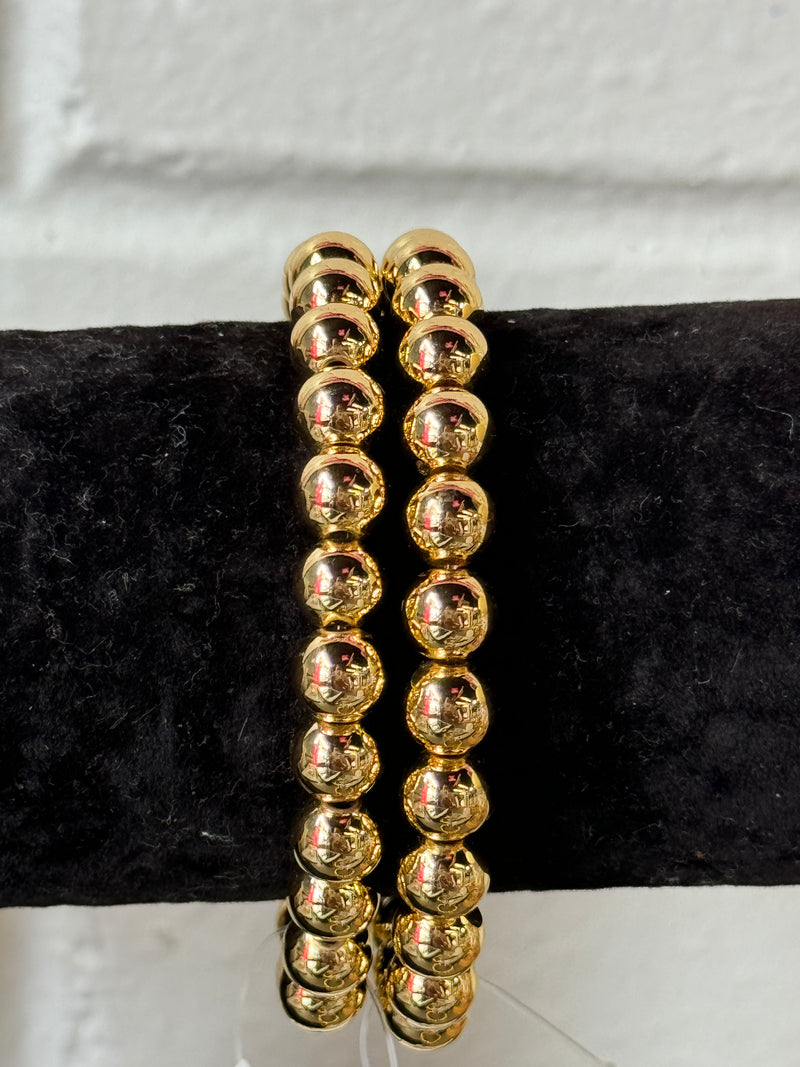 8mm stainless gold bracelet