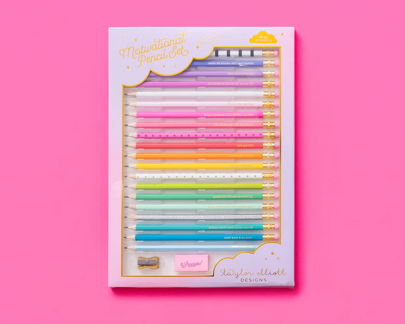 Motivational Pencils- Set of 20